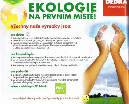 Praca na doma-Dedra- ekologické výrobky.drogeria ,doplnky do domacnosti .odev..